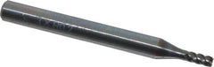 OSG - 3mm, 4 Flute, Single End, Solid Carbide, 0.2mm Corner Radius End Mill - 60mm OAL, 45° Helix, Right Hand Flute, 5mm LOC, Right Hand Cut, 9mm Extended Reach - Eagle Tool & Supply