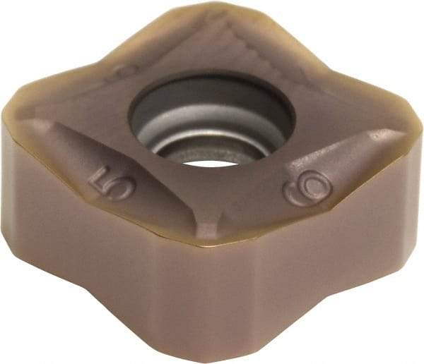 Sumitomo - SNMT1205 H Grade ACK200 Carbide Milling Insert - Al2O3 Finish, 0.22" Thick, 1/2" Inscribed Circle - Eagle Tool & Supply