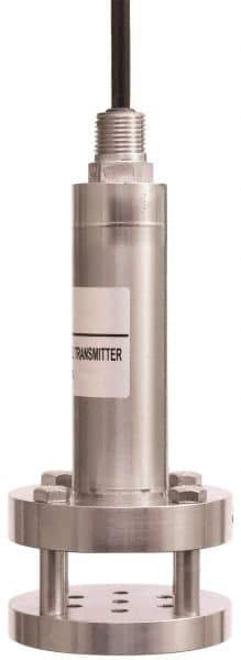 Flowline - 34.65' Water Column Transmission Range Wastewater Pressure Level Transmitter - 15 Max psi, ±0.25% of Full Scale Accuracy, 13 to 30 VDC - Eagle Tool & Supply