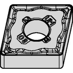 CNMG 431 Double-sided|G WM35CT, 1/64″ Corner Radius, 3/16″ Thick, 1/2″ Inscribed Circle, TiN, Turning Indexable Insert - Eagle Tool & Supply