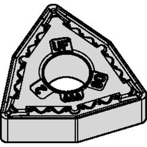 WNMG 432 Double-sided|G WM15CT, 1/32″ Corner Radius, 3/16″ Thick, 1/2″ Inscribed Circle, TiN, Turning Indexable Insert - Eagle Tool & Supply