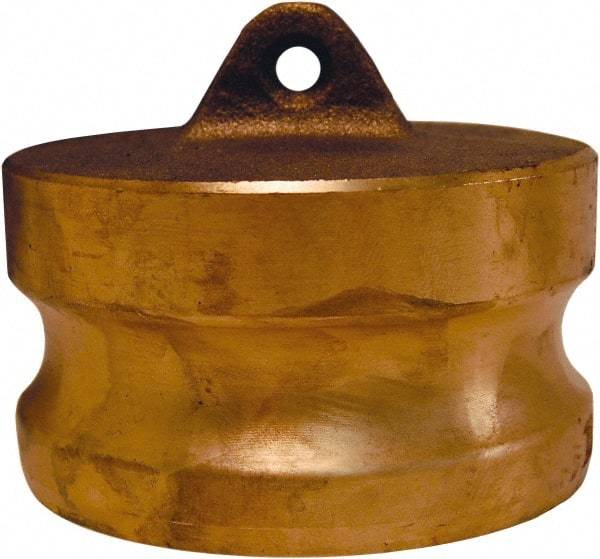 Dixon Valve & Coupling - 3/4" Brass Cam & Groove Suction & Discharge Hose Dust Plug For Use with Couplers - Part DP, 250 Max psi - Eagle Tool & Supply