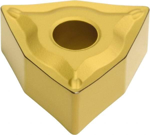 Sumitomo - WNMG431 ESU Grade AC700G Carbide Turning Insert - TiC Finish, 80° Trigon, 1/2" Inscr Circle, 3/16" Thick, 1/64" Corner Radius - Eagle Tool & Supply