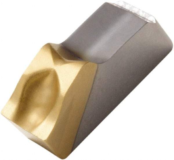 Seco - 150.1014 14 CP600 Grade, 0.098" Cutting Width, Carbide Cutoff Insert - 6° Left Hand Lead Angle, 0.007" Cnr Rad, TiAlN/TiN Coated, Single End - Eagle Tool & Supply
