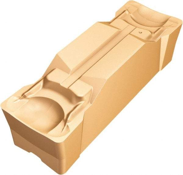 Sandvik Coromant - JN123 GM Grade 1125, 3/16" Cutting Width Carbide Grooving Insert - 22.6mm Max Depth of Cut, Neutral, 0.3mm Corner Radius, TiAlN Finish - Eagle Tool & Supply