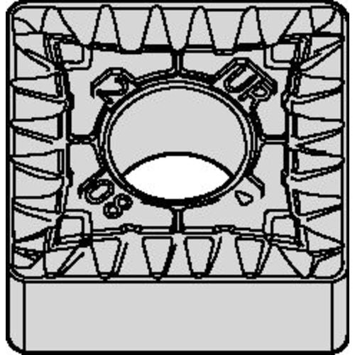 SNMG 433 Double-sided|G WM25CT, 3/64″ Corner Radius, 3/16″ Thick, 1/2″ Inscribed Circle, TiN, Square, Turning Indexable Insert - Eagle Tool & Supply
