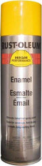 Rust-Oleum - Yellow (John Deere), Gloss, Farm & Equipment Spray Paint - 14 Sq Ft per Can, 15 oz Container, Use on Metal - Eagle Tool & Supply