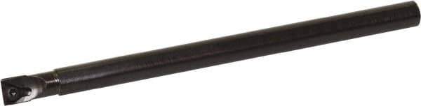 Kyocera - 0.312" Min Bore Diam, 4" OAL, 1/4" Shank Diam, S...STUP (B) Indexable Boring Bar - 1/2" Max Bore Depth, TBGT 121.., TBGW 121.., TBMT 121.. Insert, Screw Holding Method - Eagle Tool & Supply