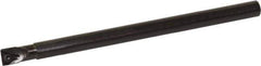 Kyocera - 0.312" Min Bore Diam, 4" OAL, 1/4" Shank Diam, S...STUP (B) Indexable Boring Bar - 1/2" Max Bore Depth, TBGT 121.., TBGW 121.., TBMT 121.. Insert, Screw Holding Method - Eagle Tool & Supply