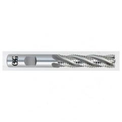 7/8 x 3/4 x 1-7/8 x 4-1/8 5 Fl HSS-CO Roughing Non-Center Cutting End Mill -  Bright - Eagle Tool & Supply