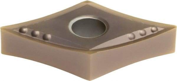 Sumitomo - DNMG431 EUP Grade AC530U Carbide Turning Insert - TiAlN/AlCrN Finish, 55° Diamond, 1/2" Inscr Circle, 3/16" Thick, 1/64" Corner Radius - Eagle Tool & Supply