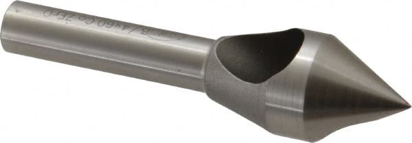 Keo - 3/4" Head Diam, 3/8" Shank Diam, 0 Flute 60° Cobalt Countersink - Eagle Tool & Supply