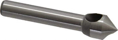 Keo - 3/8" Head Diam, 1/4" Shank Diam, 0 Flute 82° Cobalt Countersink - Bright Finish, 1-3/4" OAL, Single End, Straight Shank, Right Hand Cut - Eagle Tool & Supply