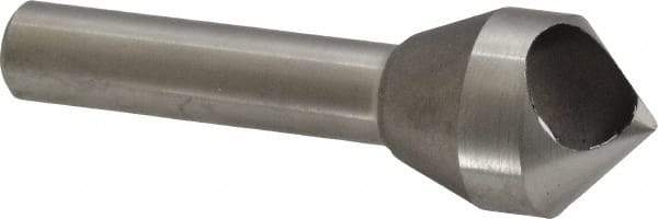 Keo - 3/4" Head Diam, 3/8" Shank Diam, 0 Flute 90° Cobalt Countersink - Bright Finish, 2-3/8" OAL, Single End, Straight Shank, Right Hand Cut - Eagle Tool & Supply