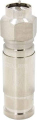 Ideal - Straight, RG11 Compression Coaxial Connector - Compatible with RG11 - Eagle Tool & Supply