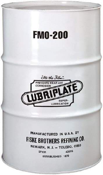 Lubriplate - 55 Gal Drum, Mineral Multipurpose Oil - SAE 10, ISO 46, 41 cSt at 40°C, 6 cSt at 100°C, Food Grade - Eagle Tool & Supply