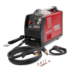 Lincoln Electric - Plasma Cutters & Plasma Cutter Kits; Cutting Capacity: 3/8 ; Input Voltage: 208/230-1 ; Type: Plasma Cutter ; Duty Cycle: 13A/85.2V/100%; 18A/87.2V/60%; 25A/90V/35% - Exact Industrial Supply