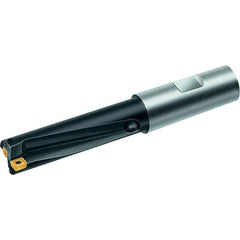 Walter - 40mm Max Drill Depth, 3xD, 13.5mm Diam, Indexable Insert Drill - 1 Insert, Straight Shank - Eagle Tool & Supply