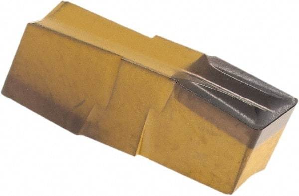 Iscar - 400E040GIF Grade IC8250, 4mm Cutting Width Carbide Grooving Insert - 13mm Max Depth of Cut, Neutral, 0.4mm Corner Radius, TiCN/Al2O3/TiN Finish - Eagle Tool & Supply