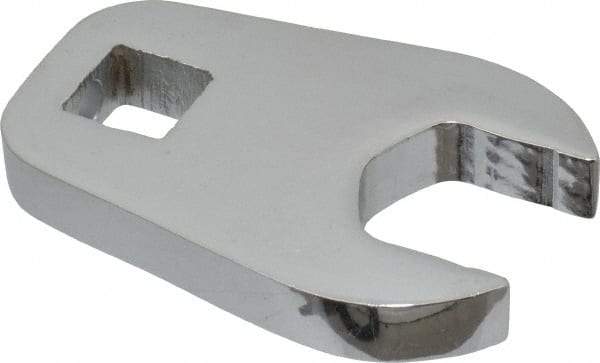 Proto - 21mm 1/2" Drive Full Polish Chrome Open End Crowfoot Wrench - 2.6" OAL - Eagle Tool & Supply