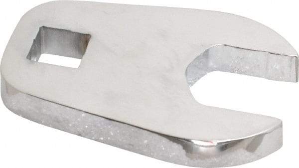 Proto - 22mm 1/2" Drive Full Polish Chrome Open End Crowfoot Wrench - 2.9" OAL - Eagle Tool & Supply