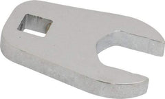 Proto - 25mm 1/2" Drive Full Polish Chrome Open End Crowfoot Wrench - 2.9" OAL - Eagle Tool & Supply