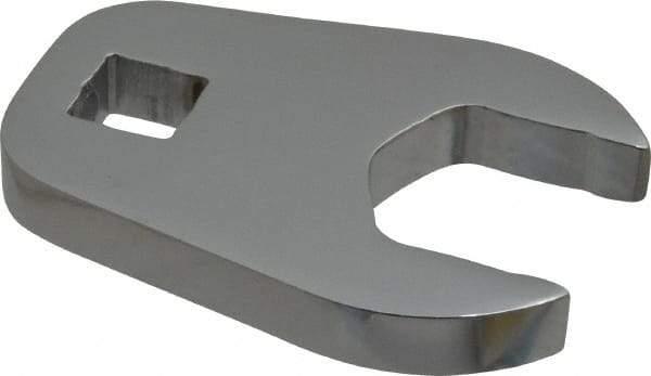 Proto - 27mm 1/2" Drive Full Polish Chrome Open End Crowfoot Wrench - 2.9" OAL - Eagle Tool & Supply