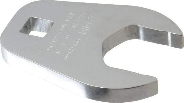 Proto - 32mm 1/2" Drive Full Polish Chrome Open End Crowfoot Wrench - 3.3" OAL - Eagle Tool & Supply