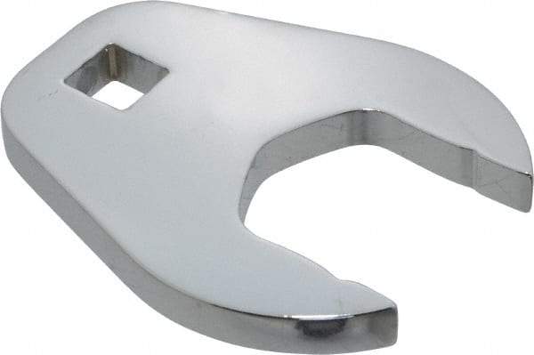 Proto - 36mm 1/2" Drive Full Polish Chrome Open End Crowfoot Wrench - 3.4" OAL - Eagle Tool & Supply