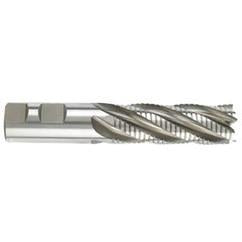 3/16" Dia. - 2-3/8" OAL - Cobalt - Bright - Roughing & Finishing SE EM - 4 FL - Eagle Tool & Supply