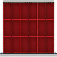 LISTA - 18-Compartment Drawer Divider Layout for 3.15" High Drawers - Eagle Tool & Supply