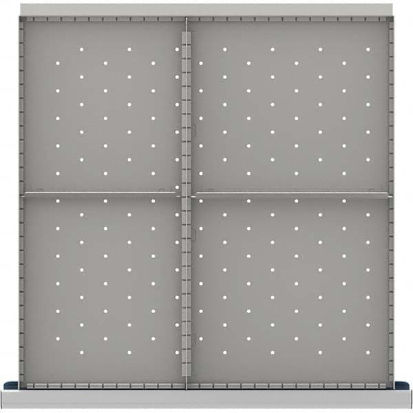 LISTA - 4-Compartment Drawer Divider Layout for 3.15" High Drawers - Eagle Tool & Supply