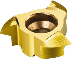 Sandvik Coromant - 5 TPI, Internal Thread, Partial Profile 60° Standard, 327..VM-TH 1025 Grade Thread Mill Insert - Carbide - Eagle Tool & Supply