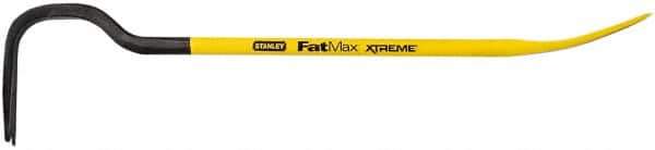 Stanley - 24" OAL Wrecking Bar - 5-21/64" Wide, Spring Steel - Eagle Tool & Supply