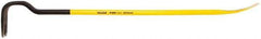 Stanley - 36" OAL Wrecking Bar - 5-21/64" Wide, Spring Steel - Eagle Tool & Supply