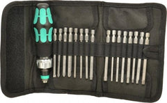 Wera - 17 Piece, Screwdriver Bit and Socket Set - #1, #2 & #3 Phillips - Eagle Tool & Supply