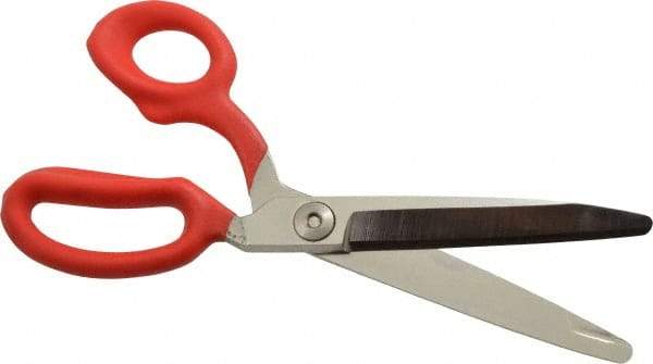 Wiss - 5" LOC, 10-3/8" OAL High Leverage Industrial Shears - Offset Handle, For Carpet, Composite Materials, Synthetic Fibers - Eagle Tool & Supply