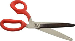 Wiss - 5" LOC, 10-3/8" OAL High Leverage Industrial Shears - Offset Handle, For Carpet, Composite Materials, Synthetic Fibers - Eagle Tool & Supply