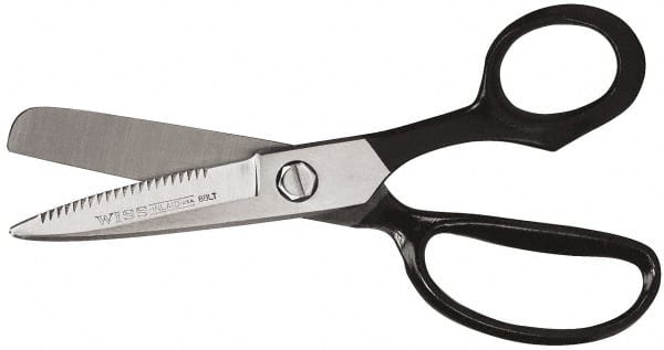 Wiss - 4-3/4" LOC, 8-1/2" OAL Nickel Plated Leather and Belt Shears - Eagle Tool & Supply