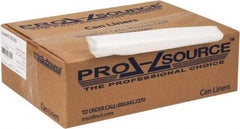 PRO-SOURCE - 1.5 mil Thick, Heavy-Duty Trash Bags - 40" Wide x 46" High, Clear - Eagle Tool & Supply