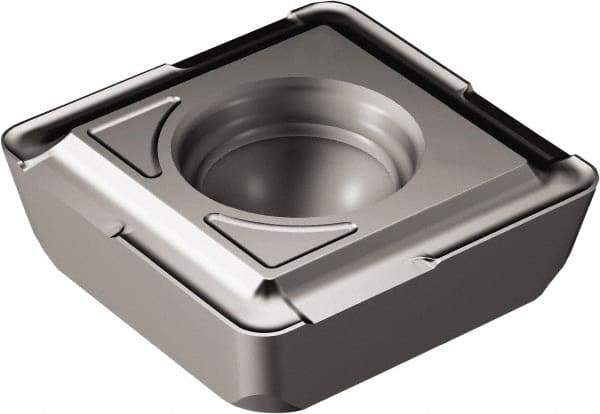 Sandvik Coromant - 880906 GT Grade 4344 Carbide Indexable Drill Insert - PVD (Ti,Al)N2 Finish, Square, 18.6mm Inscribed Circle - Eagle Tool & Supply