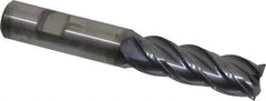 Kennametal - 3/4", 4 Flute, Solid Carbide, 0.03" Corner Radius End Mill - 5" OAL, 2-1/4" LOC - Eagle Tool & Supply