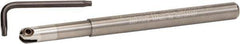 Kennametal - 12mm Cut Diam, 6mm Max Depth of Cut, 12mm Shank Diam, 120mm OAL, Indexable Ball Nose End Mill - 35mm Head Length, Straight Shank, KDMB Toolholder, KDMB 12.. Insert - Eagle Tool & Supply
