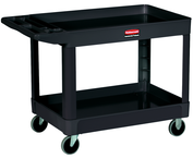 HD Utility Cart - 2 shelf 24 x 36 - 500 lb Capacity - Handle -- Storage compartments, holsters and hooks - Eagle Tool & Supply