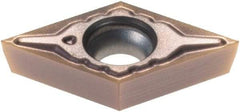 Sumitomo - DCGT21.50 EFC Grade AC530U Carbide Turning Insert - TiAlN/AlCrN Finish, 55° Diamond, 1/4" Inscr Circle, 3/32" Thick, 0.0039" Corner Radius - Eagle Tool & Supply