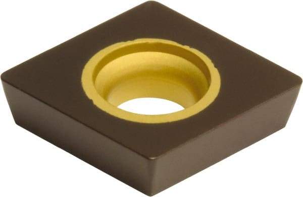 Sumitomo - CPMA321 Grade AC420K Carbide Turning Insert - Proprietary Finish, 80° Diamond, 3/8" Inscr Circle, 1/8" Thick, 1/64" Corner Radius - Eagle Tool & Supply