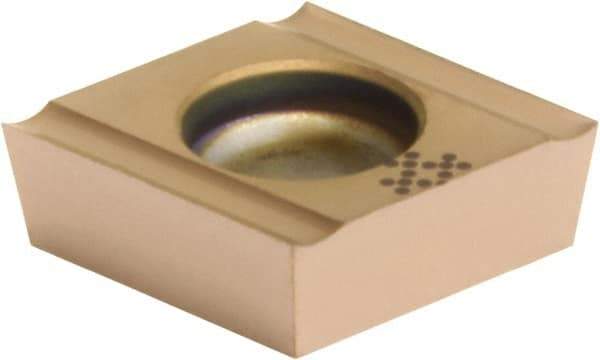 Sumitomo - CCGT21.50.5 FZ Grade ACZ310 Carbide Turning Insert - TiN/AlN Finish, 80° Diamond, 1/4" Inscr Circle, 3/32" Thick, 0.0078" Corner Radius - Eagle Tool & Supply