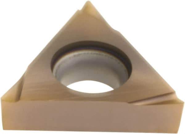 Sumitomo - TBGT521 FY Grade AC530U Carbide Turning Insert - TiAlN/AlCrN Finish, 60° Triangle, 5/32" Inscr Circle, 1/16" Thick, 1/64" Corner Radius - Eagle Tool & Supply