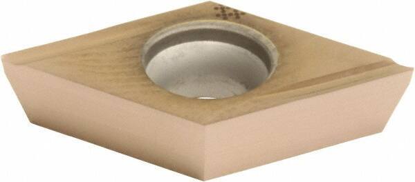 Sumitomo - DPGT32.50.5 FX Grade ACZ310 Carbide Turning Insert - TiN/AlN Finish, 55° Diamond, 3/8" Inscr Circle, 5/32" Thick, 0.0078" Corner Radius - Eagle Tool & Supply