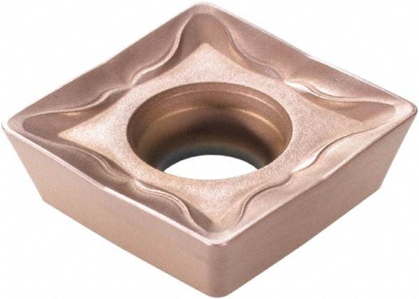 Sumitomo - XDMT150408 Grade ACZ330 Carbide Milling Insert - TiN/AlN Finish, 3/16" Thick, 5/8" Inscribed Circle, 0.031" Corner Radius - Eagle Tool & Supply
